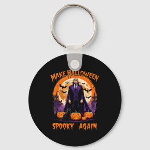 Gör Halloween läskigt igen Roligt Trump Halloween  Nyckelring