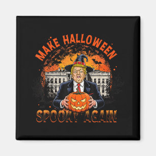 Gör Halloween-taloky igen till en konstig Trump Ha Magnet