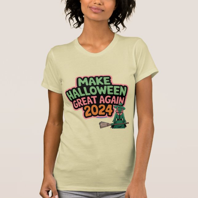 Gör Halloween Underbar igen, kvinnors T-Shirt (Framsida)