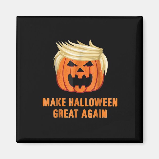 Gör Halloween Underbar igen, roligt Trumpkin Class Magnet (Framsidan)