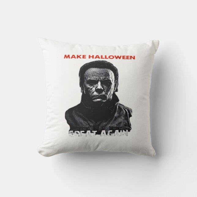 Gör Halloween Underbar igen - Skary Horror Hallowe Kudde (Framsida)