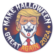 Gör Halloween Underbart igen-fästen:Trumpinspirera