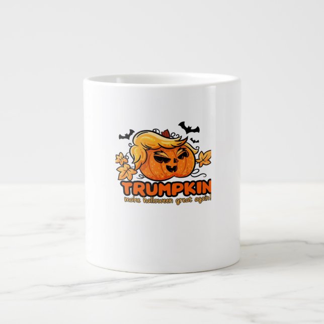 Gör Halloween Underbart igen! - Funny Hal Jumbo Mugg (Framsidan)