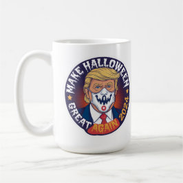 Gör Halloween Underbart igen Mugg: Nya trumpinspir Kaffemugg
