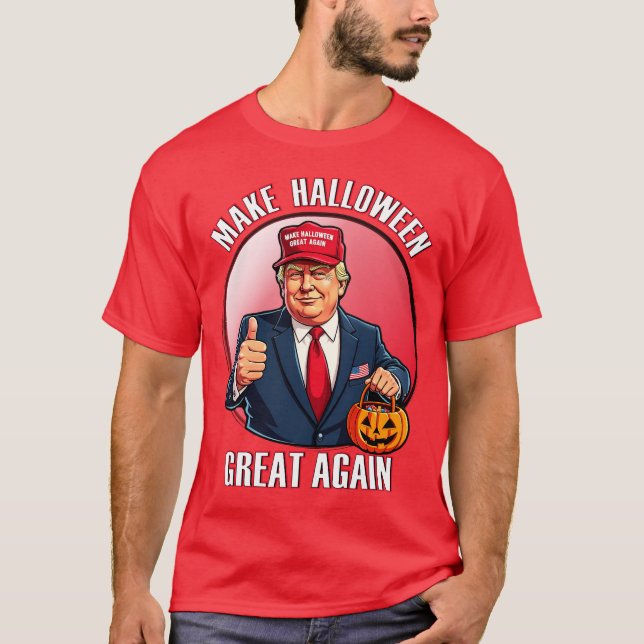 Gör Halloween Underbart igen T Shirt (Framsida)