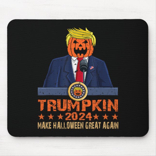Gör Halloween Underbart igen Trump 2024 Trumpkin M Musmatta (Framsidan)