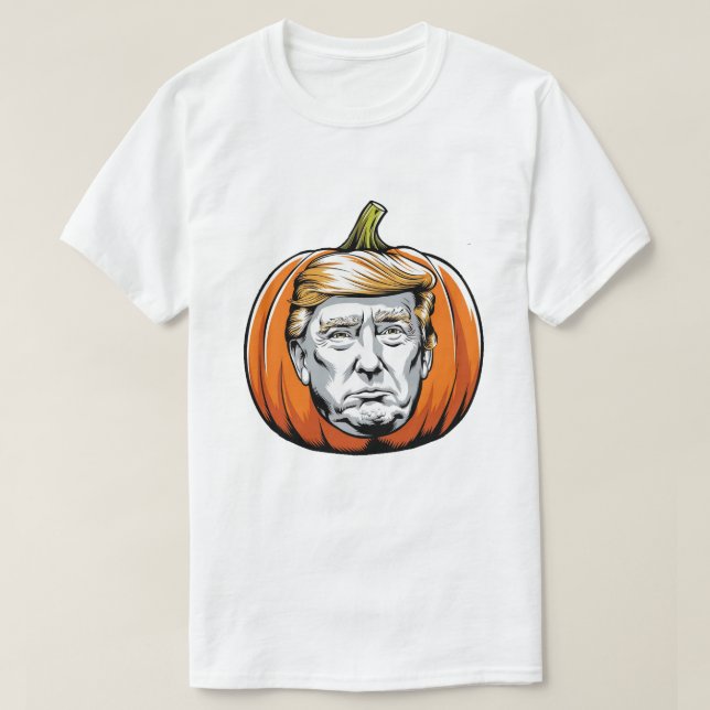 Gör Halloween Underbart igen: Trump Pumpkin T Shirt (Design framsida)