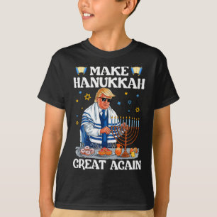 Gör Hanukkah Stort Igen Trump Judisk Ful Chanuk T Shirt