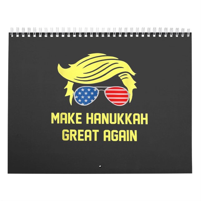 Gör Hanukkah Stort Igen Trump Judisk  Kalender (Omslag)