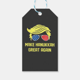 Gör Hanukkah Stort Igen Trump Judisk Presentetikett