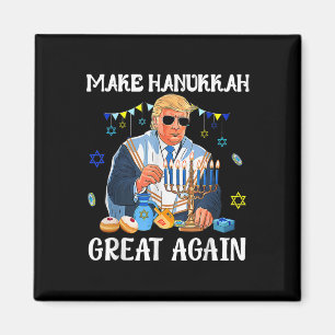 Gör Hanukkah Underbar igen till jude Ugly Chanukah Magnet