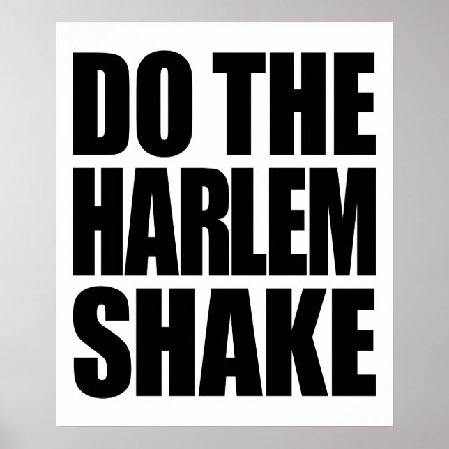 Gör Harlem Shake Poster (Framsidan)