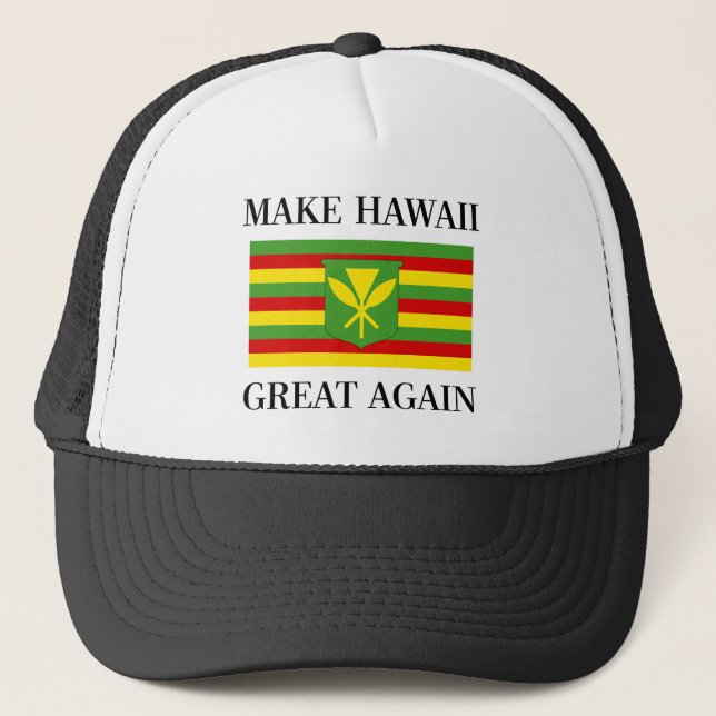 GÖR HAWAII den UNDERBARA IGEN - Kanaka Maoli Keps (Framsida)
