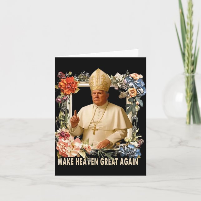 Gör Heaven Underbar igen Donald Trump Kort (Framsida)
