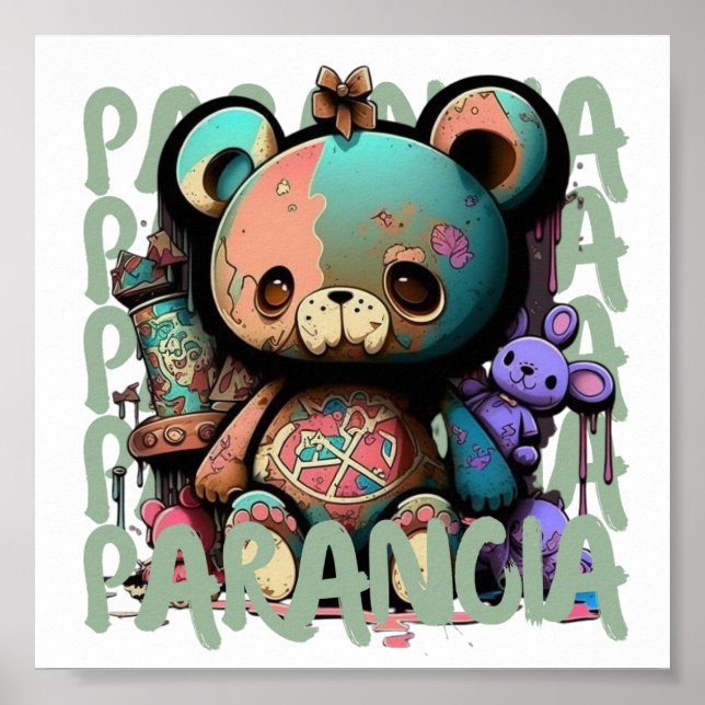 Gör hemmakontoret med en Nalle Poster (Framsidan)