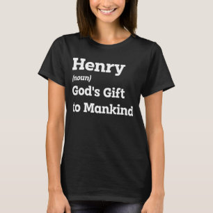 Gör Henry Smile med den här fina Namn-definitionen T Shirt