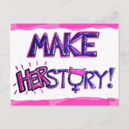 Gör HERstory Vykort