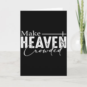 Gör himlen trång kristen tro bibel himlen C Kort