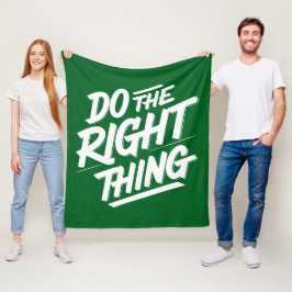 Gör högerna sak 1 fleecefilt