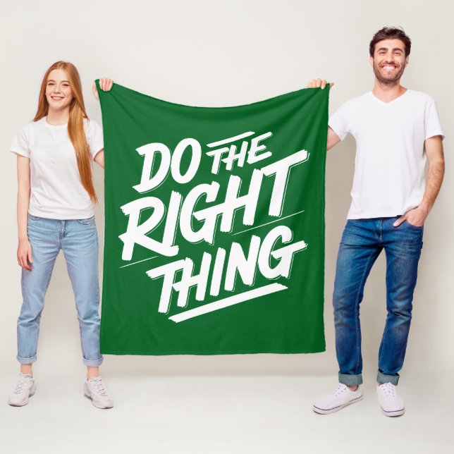 Gör högerna sak 1 fleecefilt (På plats)