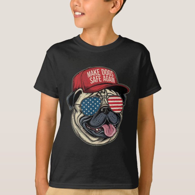 Gör Hund Säker igen Red Hat-debatten 2024 T Shirt (Framsida)