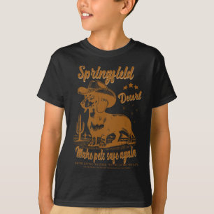 Gör husdjur Säkra igen, Cowboy Dachshund Hund Vote T Shirt