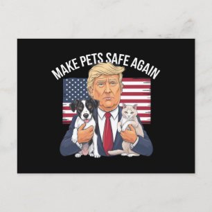 Gör Husdjur Säkra Igen Rädda Våra Husdjur Röst Tru Vykort