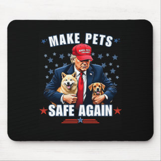 Gör husdjur säkra igen Roligt pro Trump Musmatta