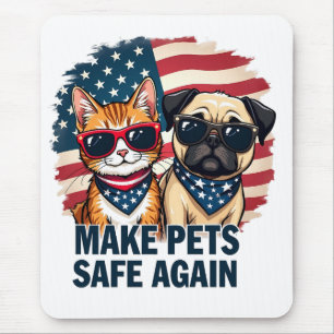 Gör husdjur Säkra igen till Trump Cat Hundar Musmatta