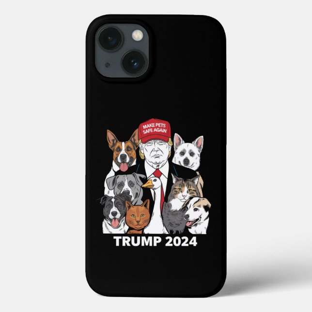 Gör husdjur säkra igen Trump 2024 Spara våra husdj (Baksida)