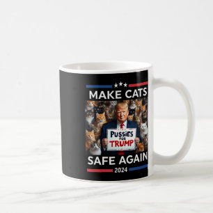 Gör husdjur Säkra igen Trump 2024 Spara våra husdj Kaffemugg