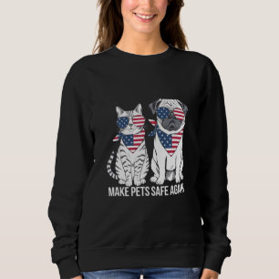 Gör husdjur säkra igen Trump Harris debatt hundar T Shirt