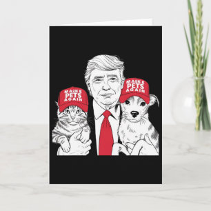 Gör husdjur säkra igen val mega Trump rolig debatt Kort