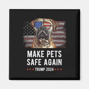 Gör Husdjur Stora Igen Bullmastiff Hund Trump Magnet