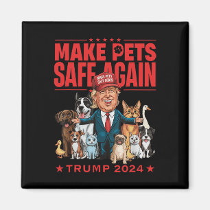 Gör Husdjur Stora Igen Trump Mega 2024 Spara Våra  Magnet
