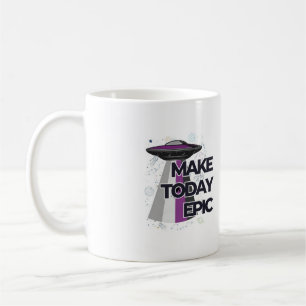 "Gör i dag Epic" UFO Flies Saucer Mugg