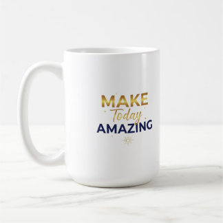 Gör Idag Fantastisk Guld Marin Sol Design Kaffemugg