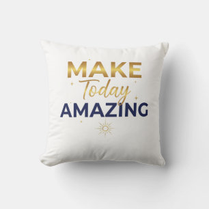 Gör Idag Fantastisk Guld Marin Sol Design Kudde
