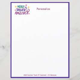 Gör Idag Fantastisk Inspirerande Citat Personalise