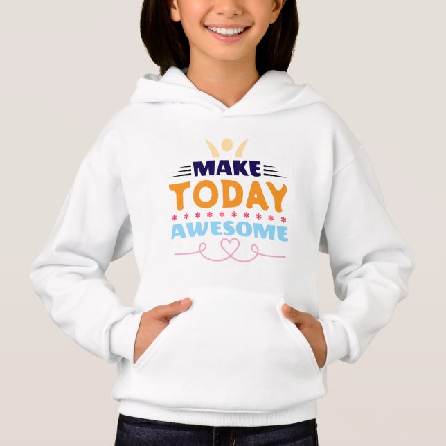 Gör Idag Fantastisk Retrotypografi T Shirt (Framsida)