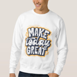 Gör Idag Stort Lång Ärmad Tröja