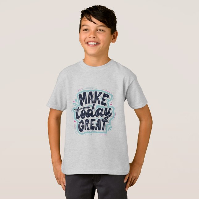 Gör Idag Stort T Shirt (Hel framsida)