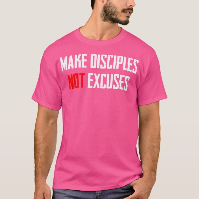 Gör inga föreställningar till Jesus Kristus T Shirt (Framsida)