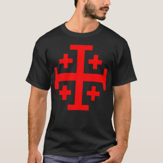 Gör Ingen Fred Med Ondskan Tempelriddare Jerusalem T Shirt