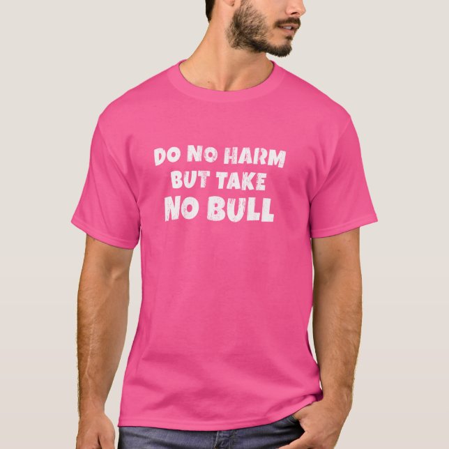 Gör ingen reklam för Bull Land Westernt T Shirt (Framsida)