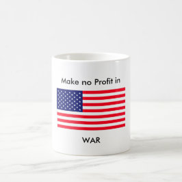 Gör ingen vinst i KRIGjGibney den MUSEUMZazzle Kaffemugg