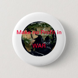 Gör ingen vinst i KRIGjGibney den MUSEUMZazzle Knapp