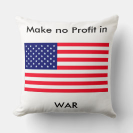 Gör ingen vinst i KRIGjGibney den MUSEUMZazzle Kudde