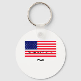 Gör ingen vinst i KRIGjGibney den MUSEUMZazzle Nyckelring