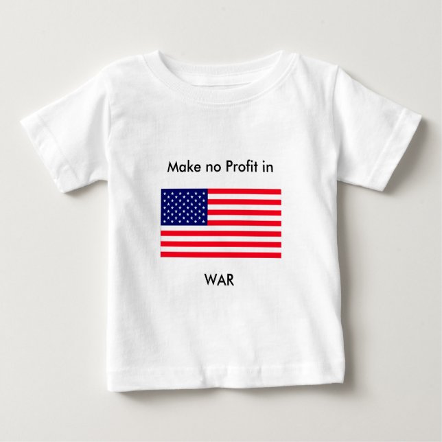 Gör ingen vinst i KRIGjGibney den MUSEUMZazzle T-shirt (Framsida)